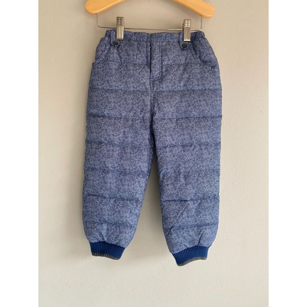 Rare Dave & Bella Fine Collection Quilted Puffer Down Snow/Ski Pants 3T